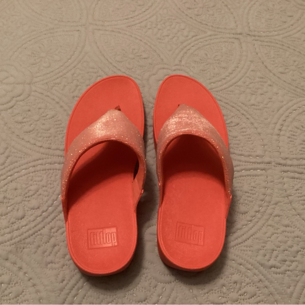 FitFlop Sparkling Coral Flip-Flops